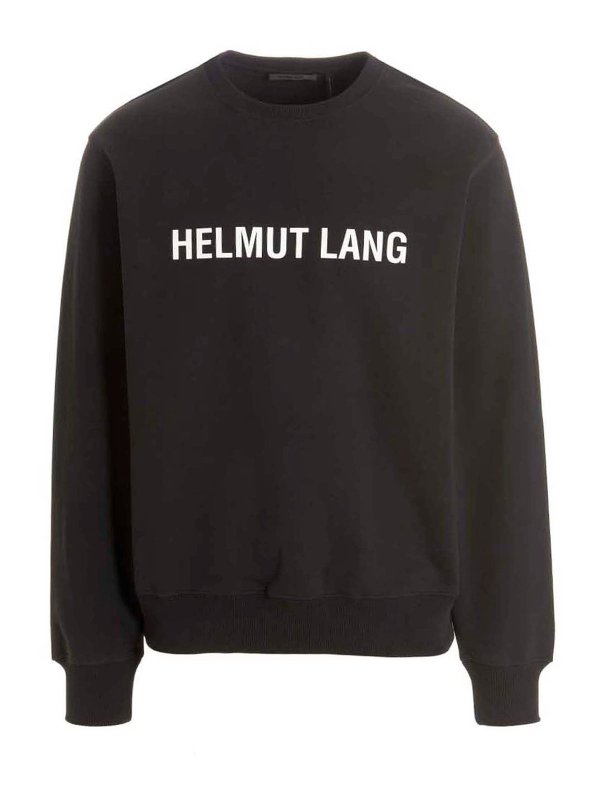 HELMUT LANG: スウェット＆セーター - スウェットシャツ/セーター - 黒
