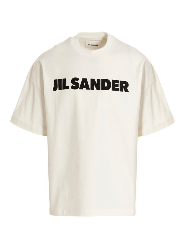 JIL SANDER: T-shirts - T-Shirt - Weiß