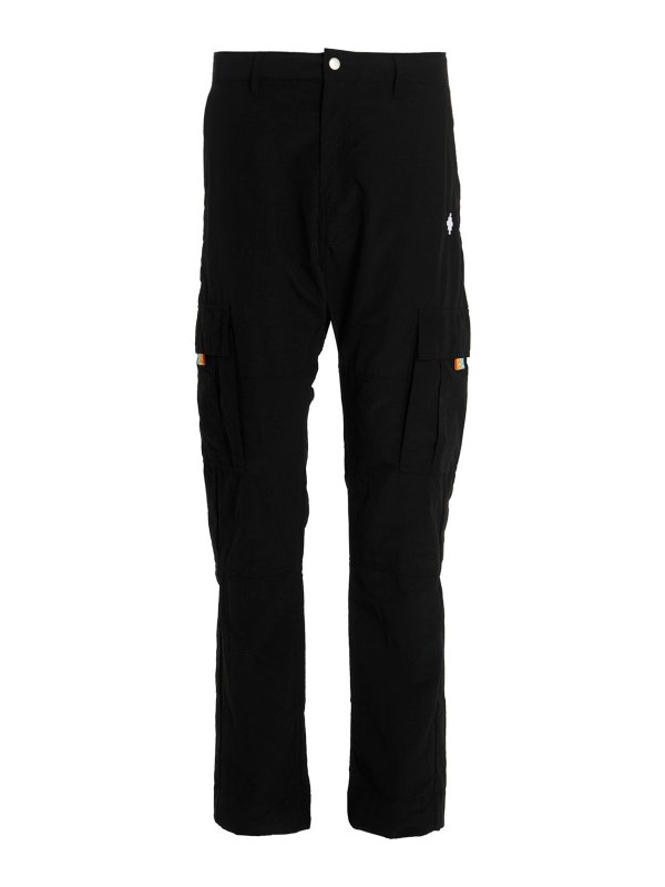 Marcelo Burlon County Of Milan: pantaloni casual - Pantaloni Cross cargo con logo ricamato