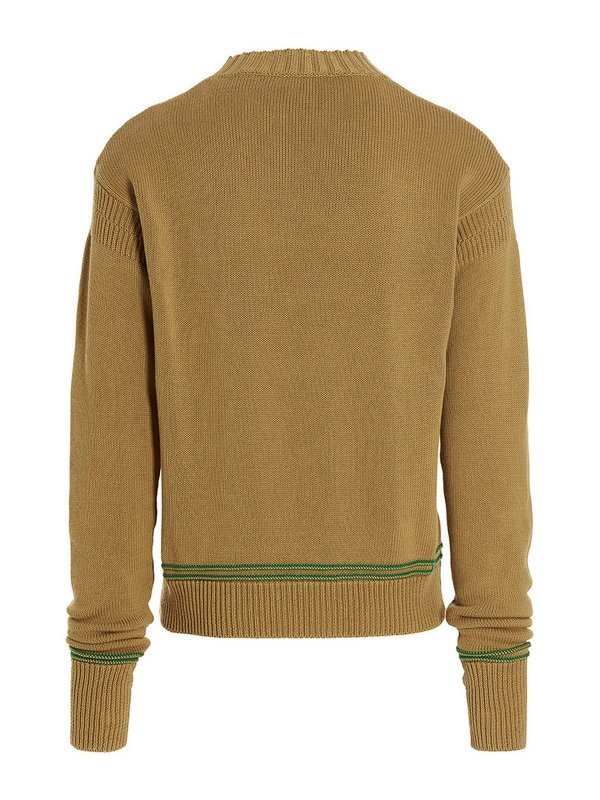 Marni: crew necks online - Cotton sweater with logo