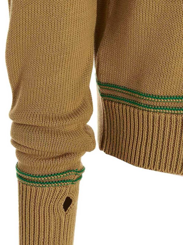 Cotton sweater with logo shop online: Marni