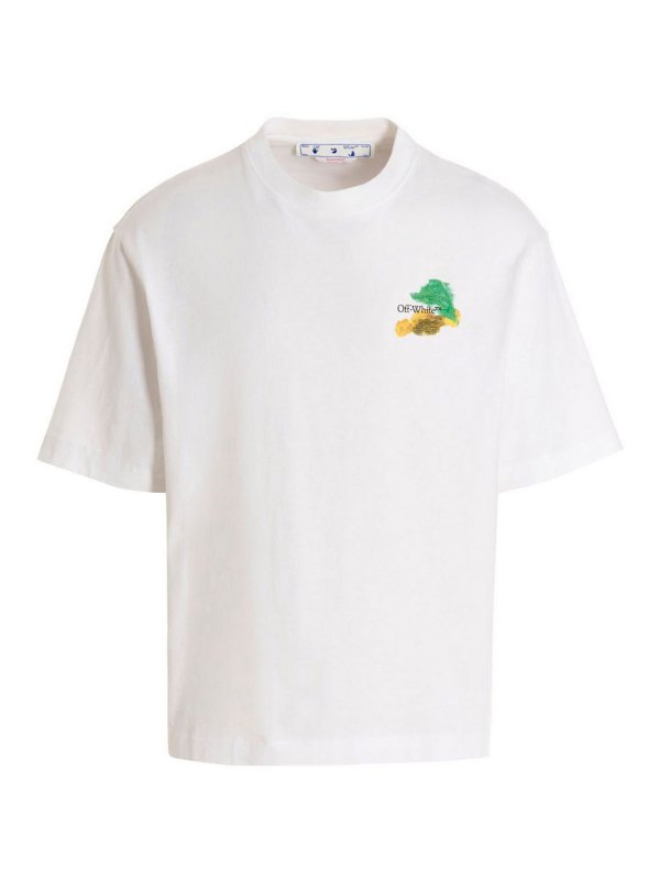 OFF-WHITE: Camisetas - Camiseta - Blanco