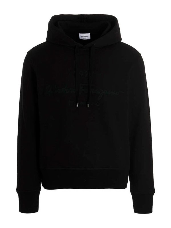 SALVATORE FERRAGAMO: スウェット＆セーター - スウェットシャツ/セーター - 黒