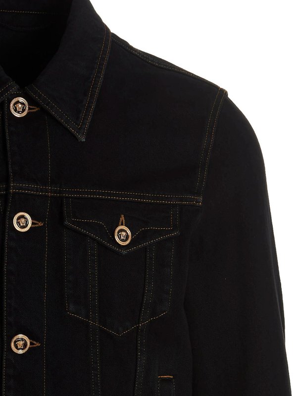 iKRIX VERSACE: denim jacket - Medusa denim jacket