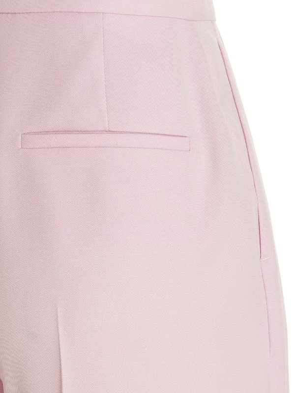 Pants with front pleat shop online: ALEXANDER MCQUEEN