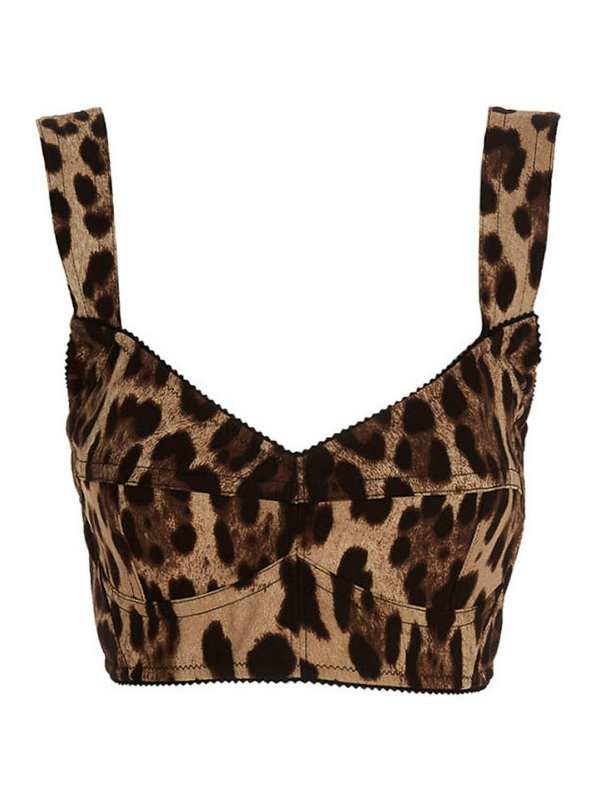 DOLCE & GABBANA: トップス＆タンクトップ - トップ/タンクトップ - アニマル柄