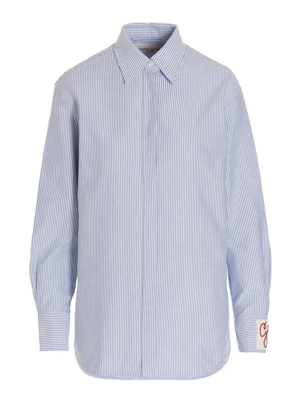 GOLDEN GOOSE: Hemden - Hemd - Hellblau