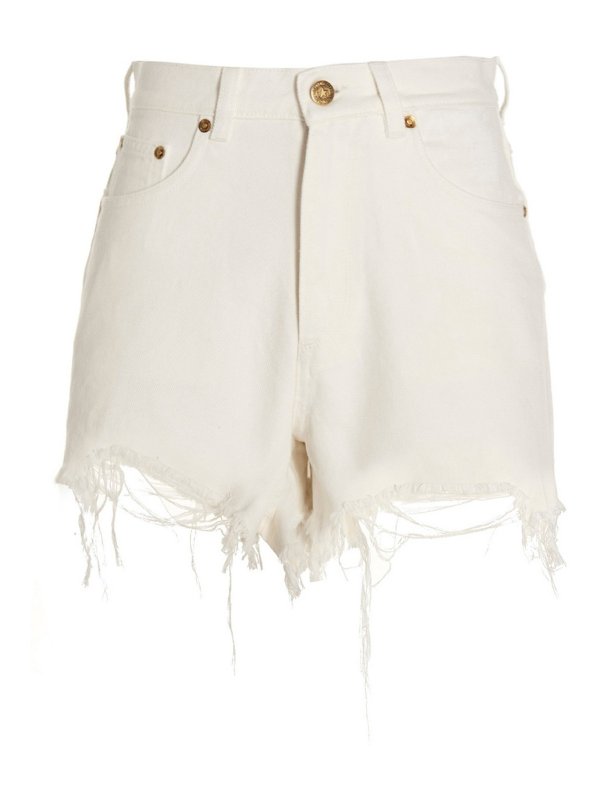 GOLDEN GOOSE: Hosen Shorts - Shorts - Weiß