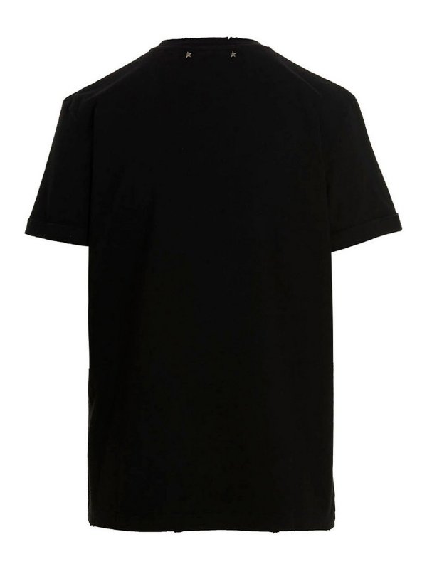 GOLDEN GOOSE: T-shirts online - T-Shirt - Schwarz