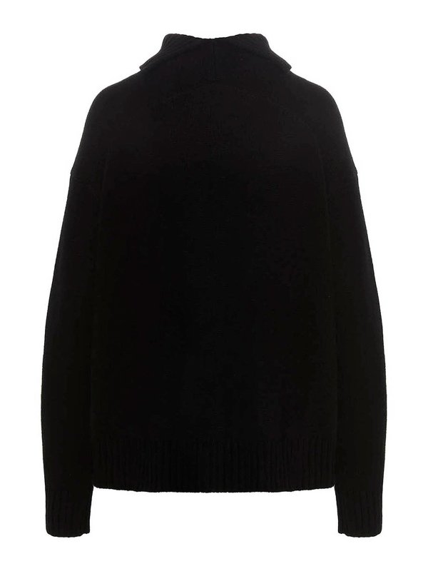 JIL SANDER: maglia a collo alto e polo online - Maglione in misto cachemire con colletto