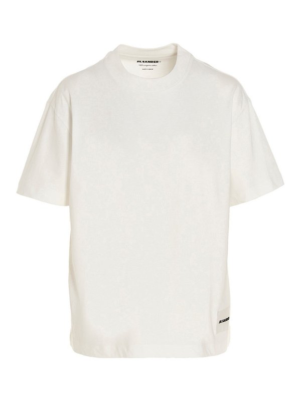 JIL SANDER: t-shirts - 3-pack T-shirt with front logo