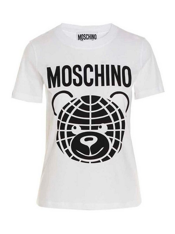 MOSCHINO: Tシャツ - Tシャツ - 白