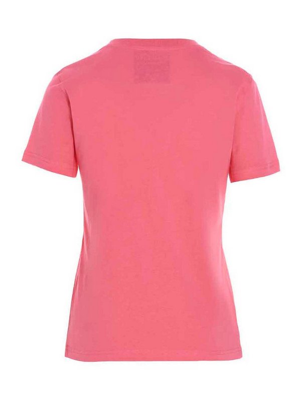 MOSCHINO: Tシャツ online - Tシャツ - フクシア