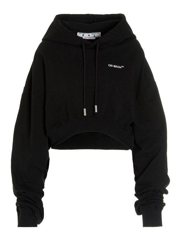 OFF-WHITE: スウェット＆セーター - スウェットシャツ/セーター - 黒