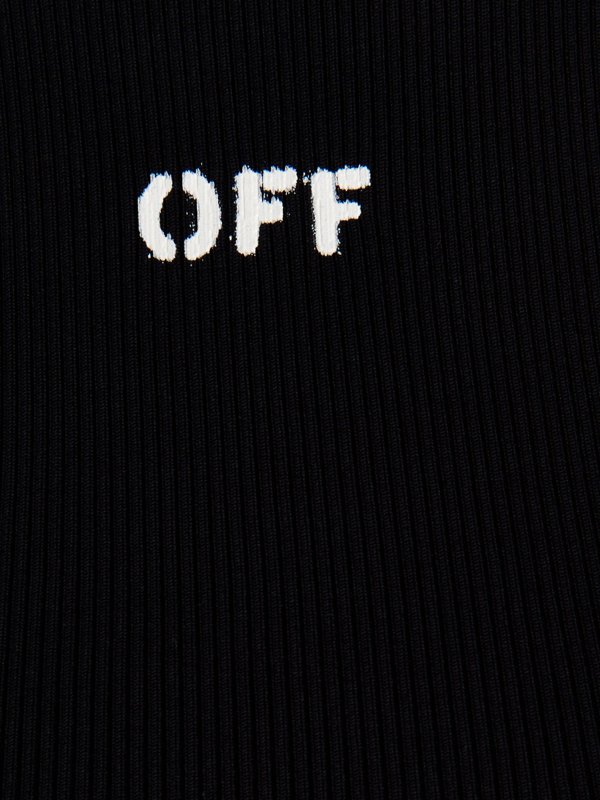 カクテルドレス - 黒 shop online: OFF-WHITE