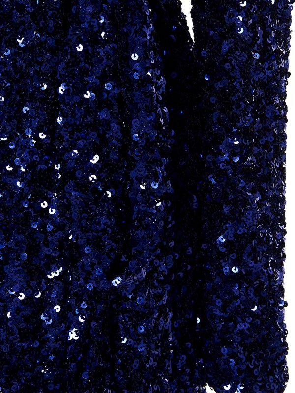 Long dress withll-over sequin appliqu shop online: ROTATE Birger Christensen