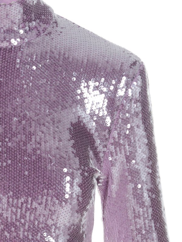 iKRIX ROTATE Birger Christensen: Tops & Tank tops - Cropped top withll-over sequin appliqus