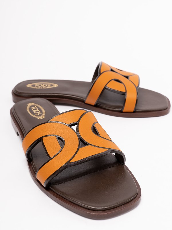 Flat sandals shop online: TOD