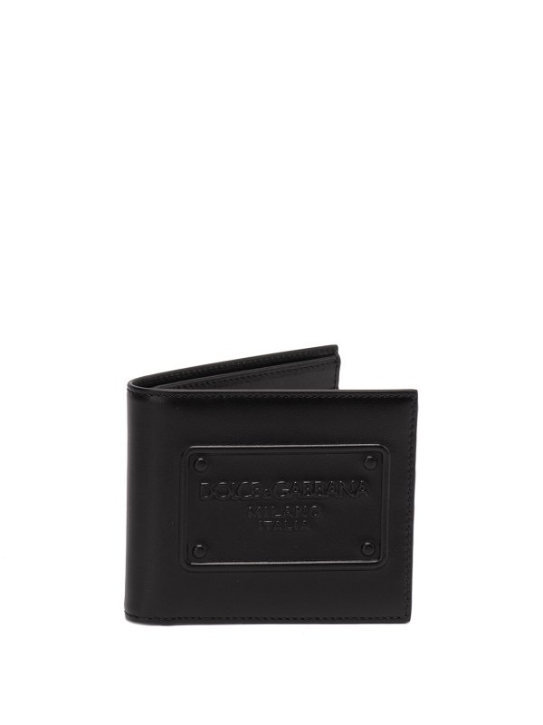 DOLCE & GABBANA: wallets & purses - Leather bi-fold wallet