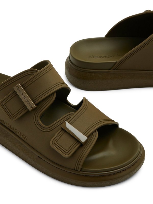 サンダル - 緑 shop online: ALEXANDER MCQUEEN