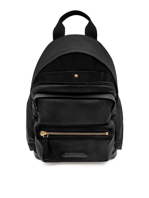 Backpack with external and laptop pockets shop online: TOM FORD