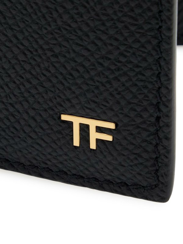 iKRIX TOM FORD: portafogli - Portafoglio in pelle con dettaglio oro