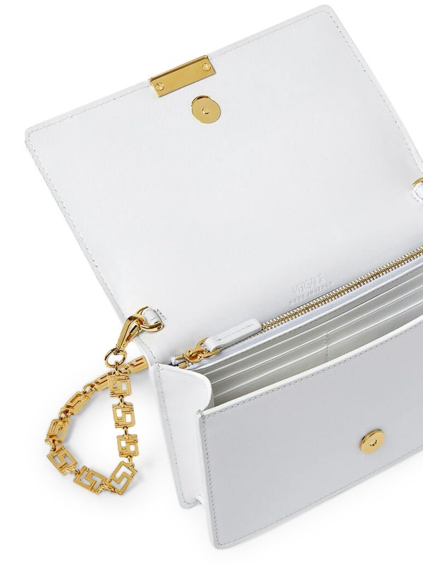 VERSACE buy online Gold-colored Greek motif shoulder bag