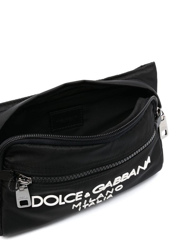 Marsupio in tessuto con logo frontale shop online: DOLCE & GABBANA