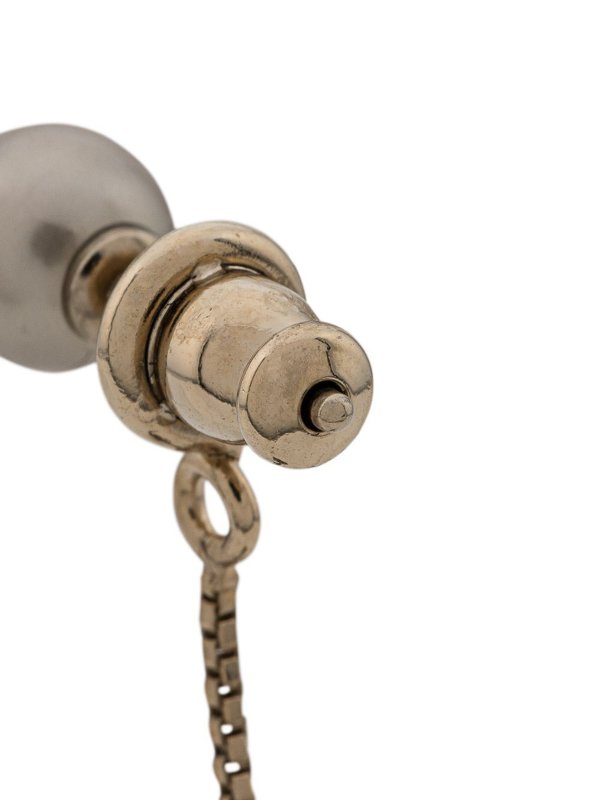 Collana in ottone con ciondolo a teschio shop online: ALEXANDER MCQUEEN