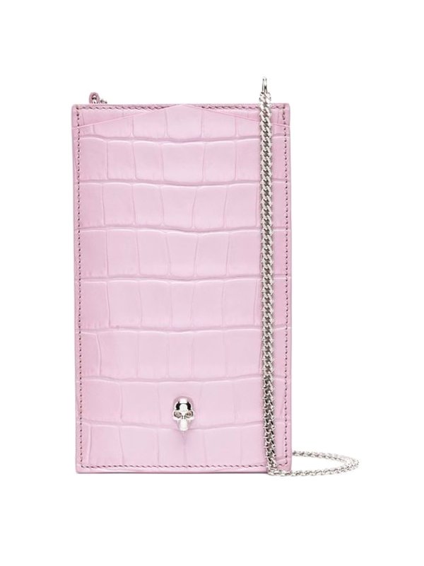 ALEXANDER MCQUEEN: 財布＆ポーチ - 財布 - ピンク