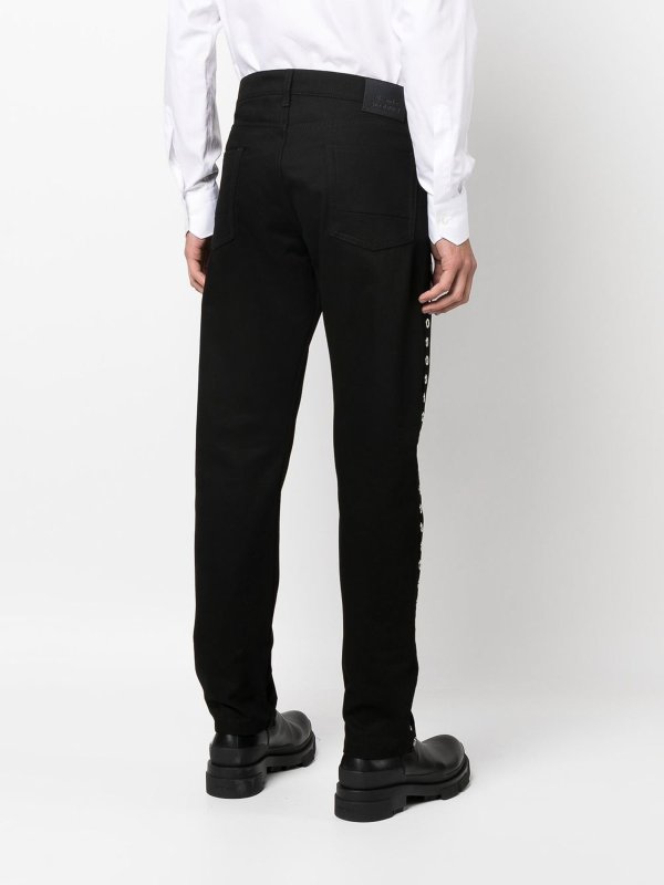 ストレートジーンズ - 黒 shop online: ALEXANDER MCQUEEN