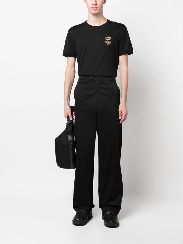 DOLCE & GABBANA: T-shirts online - T-Shirt - Schwarz