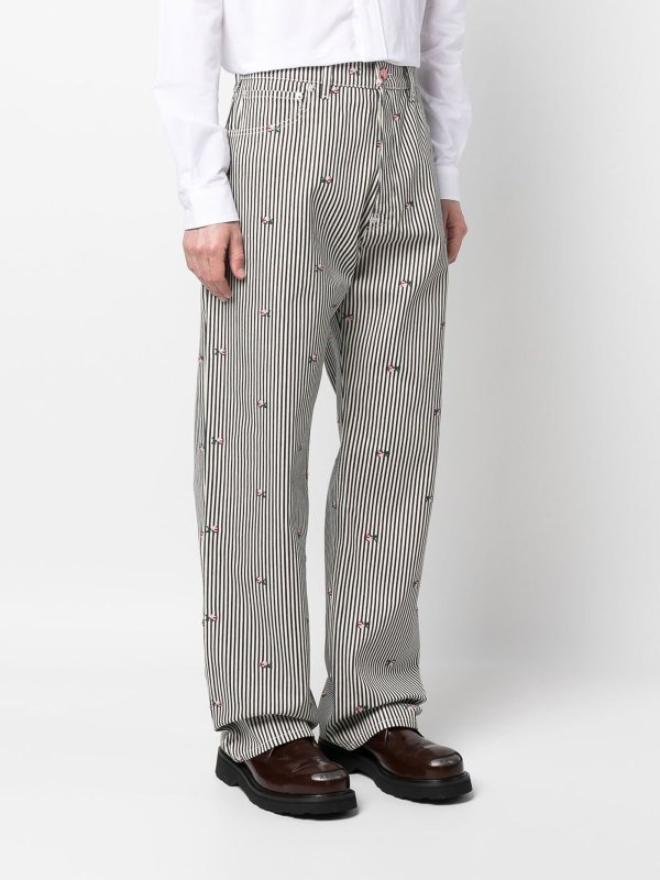 iKRIX KENZO: ベルボトムジーンズ - フレアジーンズ - 白