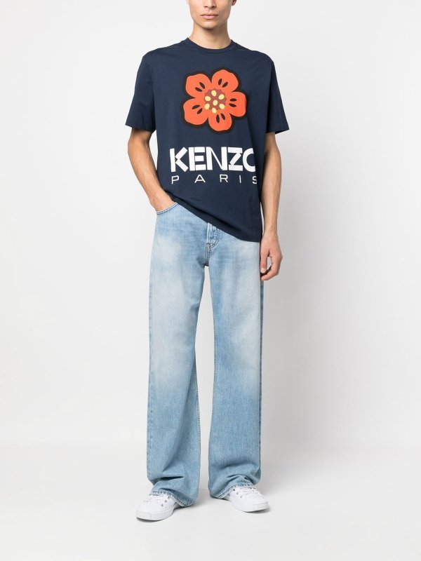 KENZO: t-shirts online - Blue Tee
