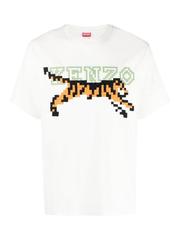 Kenzo Tシャツ - 白 - ホワイト - メンズ|FD55TS4464SY02