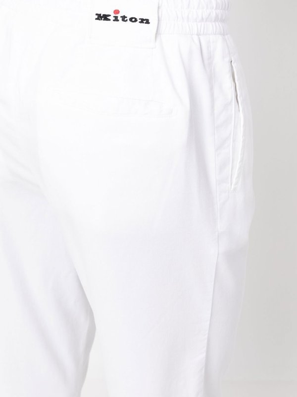 KITON buy online Lyocell blended trousers