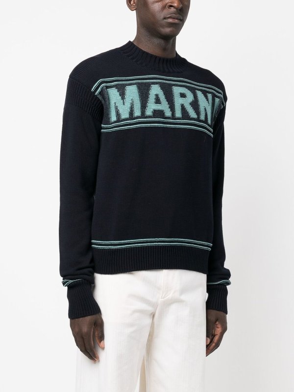 iKRIX Marni: Pull col rond - Pull Col Rond - Bleu