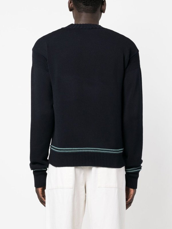Pull Col Rond - Bleu shop online: Marni
