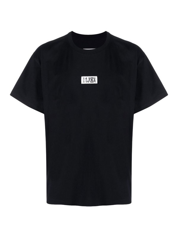 MM6 MAISON MARGIELA: T-shirts - T-Shirt - Schwarz