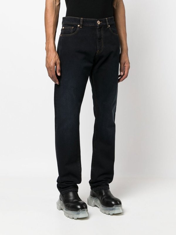 iKRIX VERSACE: straight leg jeans - Medusa motif jeans