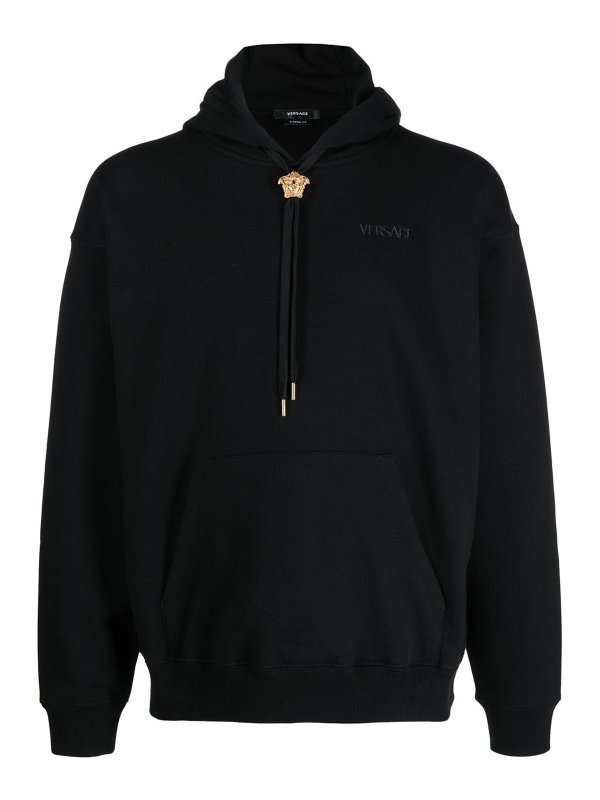 VERSACE: Sweatshirts & Pulls - Sweat-Shirts - Noir