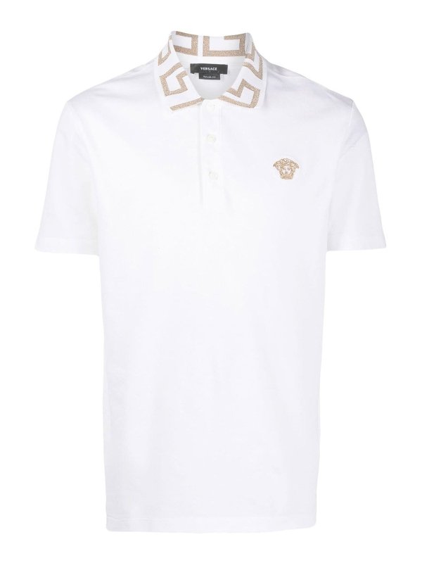 VERSACE: polo shirts - Medusa motif polo