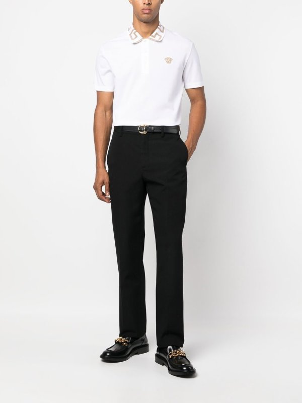 VERSACE: polo shirts online - Medusa motif polo