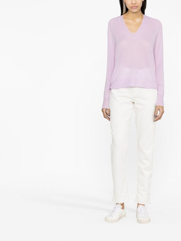 iKRIX 360 CASHMERE: Suéteres con cuello pico - Suéter Con Cuello De Pico