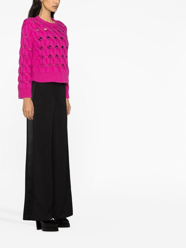 ALEXANDER MCQUEEN: Tailored & Formal trousers online - Wide leg trousers