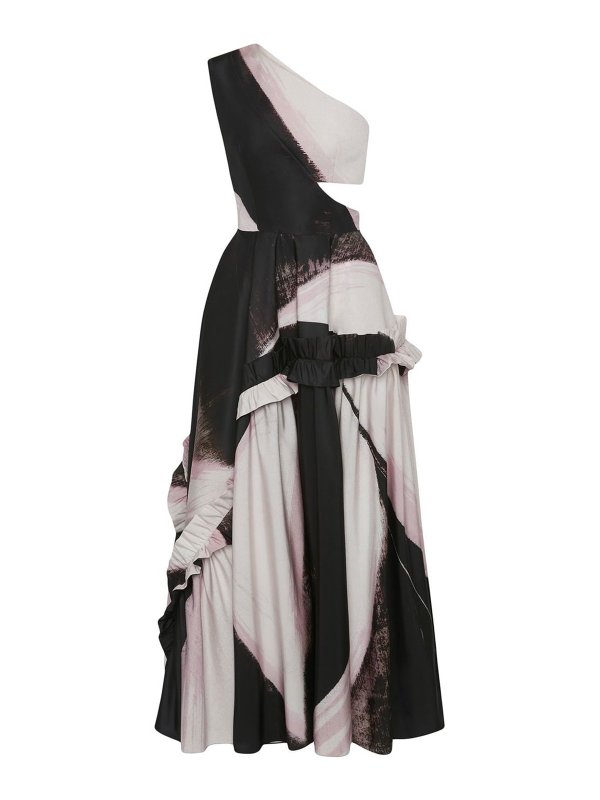 ALEXANDER MCQUEEN: abiti da sera - Abito con stampa grafica