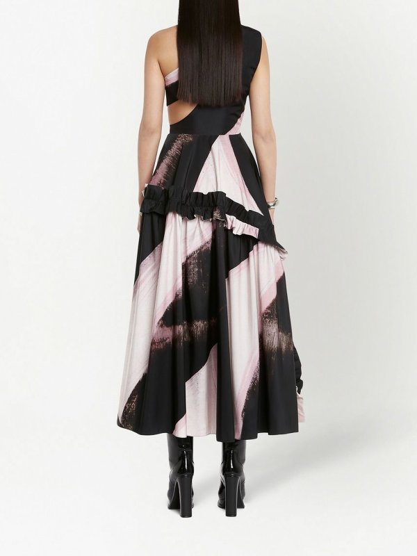 Abito con stampa grafica shop online: ALEXANDER MCQUEEN