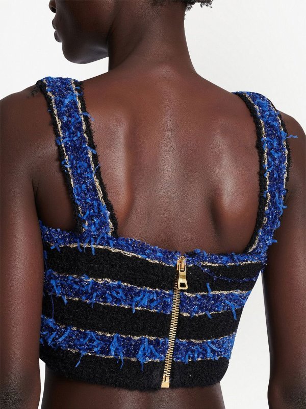 Balmain buy online Top - Blau