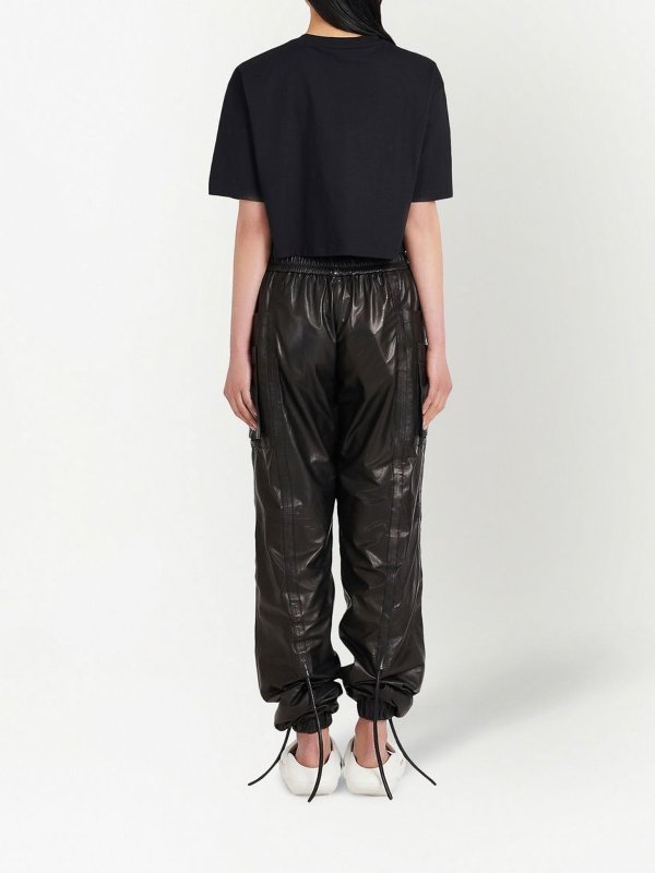 Cropped Tee shop online: Balmain