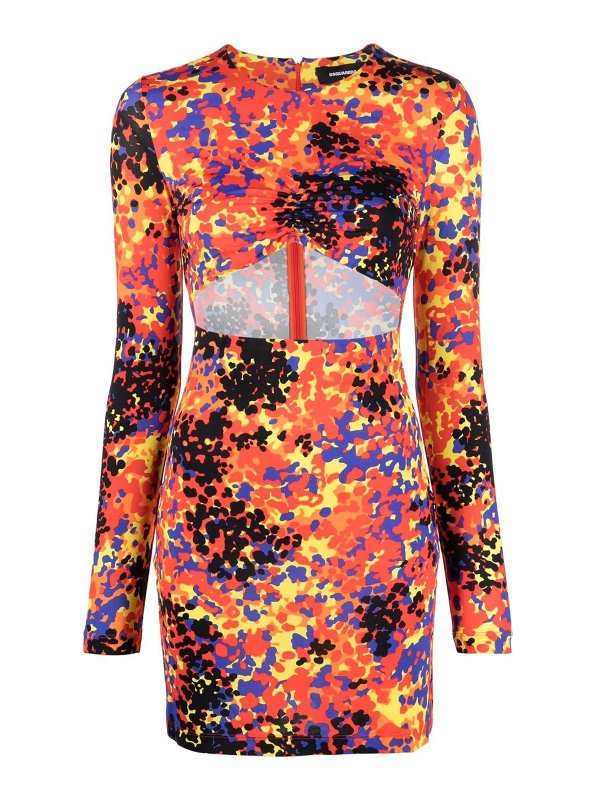 DSQUARED2: abiti corti - Mini abito cut-out